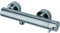 Paffoni LIG168ST Miscelatore doccia esterno senza set doccia con attacco inferiore 1/2”G serie LIGHT Steel Looking