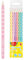 KEYROAD Buntstifte Pastellfarbenstifte Dreikantform - 6 Stück/Mischfarben/Erwachsene und Kinder/Weicher Graphit/Loch zum Aufhängen, KR971871