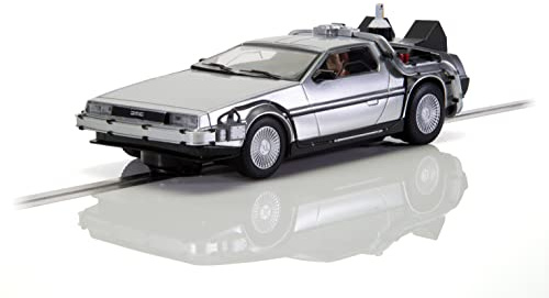 Scalextric Back to The Future vs Knight Rider C4249, Maßstab 1:32, Braun