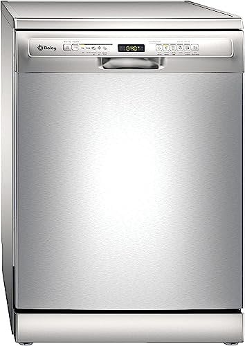 Balay - Lavavajillas Libre instalación, 60 cm, Motor Extrasilencio, Modo ECO, Media Carga, Acero, 3VS5330IP