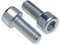 Vis à Tête Cylindrique M8 Strenght Sleel Class 8.8 (Lot de 10) Boulons à Tête Hexagonale à Six Pans Creux Zingués Fixations Cylindriques à Usage Intensif Certifiées DIN912 (8mm x 12mm)