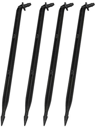 Gewächshaus-Micro-Tropfbewässerung 10 stücke barbed elbolow arrow dripper garten landwirtschaftliche tropf bewässerung 3mm gekrümmte pfeil sprinkler pflanze wasserzubehör