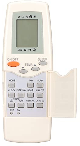Mando a Distancia de Repuesto para Carrier RFL-0601/KFL-0301E/KF(R)-0199G, Mando a Distancia para Aire Acondicionado, No Necesita Programación