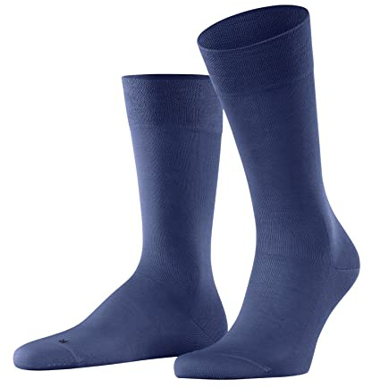 FALKE Herren Sensitive Malaga Socken druckfreier Komfortbund flache Naht gegen Druckstellen einfarbig komfortabel Diabetiker Alltag Business atmungsaktive nachhaltige biologische Baumwolle 1 Paar