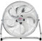 NETTA Gym Floor Standing Fan - 20 with 5 Blades – 3 Speed Settings and Tilt Option, Powerful Circulation, Wall Mountable, Fixtures and Fittings Included - Chrome
