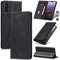 Jasonyu Coque pour Huawei P20 Pro, Housse Etui en Cuir PU Portefeuille [Antichoc] [Magnétique] [Porte Cartes] [Stand Fonction] Flip Coque (Noir)