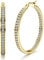 Adramata Ohrringe Creolen Edelstahl Damen Hypoallergen Kreolen mit AAA Zirkonia Ohrringe Hängend 40mm/50mm/60mm Earrings For Women Creolen Silber/Gold/Rosegold