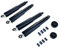 Federbein Satz Stoßdämpfer Set Kurz Komplett Vorne & Hinten Schwarz passend für Simson Schwalbe KR51/1, Star, Habicht, Sperber – 310mm