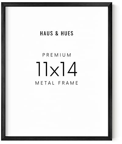 HAUS AND HUES 11x14 Black Frame - Black Aluminum Poster Frame