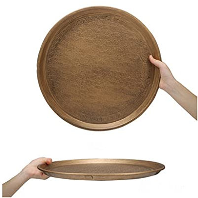 Bandejas for Comida, Platos for Servir, Bandeja Retro for Comida rápida, Bandeja for Comida rápida, vajilla for cantimplora (Color : B)