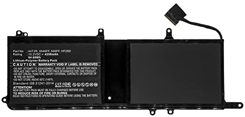 CoreParts Laptop Battery for Dell 64.60Wh 15.2V 4250mAh 64.60Wh, MBXDE-BA0193