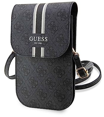CG MOBILE Guess Crossbody Wallet 4G mit Streifenmuster, universelle Kompatibilität, sicherer Platz für Handy, Bargeld und Karten