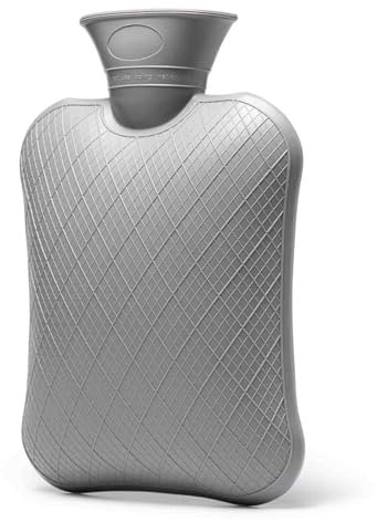 FORICOM Hot Water Bottles for Pain Relief,Muscles, Back, Neck, Shoulder,Feet,Tummy. Warm Water Bottle,Hot Water Bag for Back Pain, Heating Pad 2Liter, Non Toxic and Rubber, Hot and Cold Therapy