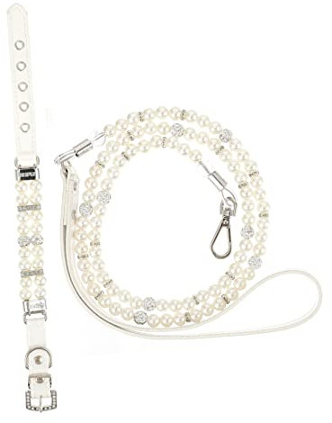 BESPORTBLE Accessoire Set Halsband und Leine Modisches Hundehalsband für Geburtstag Hochzeit Weihnachten