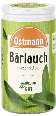 Ostmann Gewürze - Bärlauch geschnitten | 15 g in der Streudose | Milder Knoblauch-Geschmack | Für Ei- oder Reisgerichte sowie Quarkdips