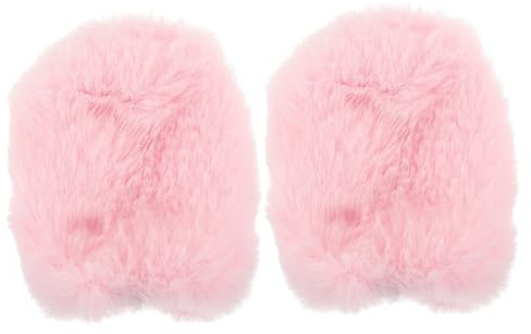 ifundom 8pcs Mic Windscreen Microphone Furry Cover Wind Muffler for Outdoor Recording Compatible Microphone Accessory Windscreen Cover