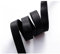 GreatRise Elastisches BH-Träger Gummiband Satin Gummiband Trim Dünn Gummiband, 4 Größe, für DIY Handwerk Basteln Nähen Unterwäsche BH-Träger Kleidung Gürtel Schwarz*1,5cm*Latex+Polyester Garn 3m