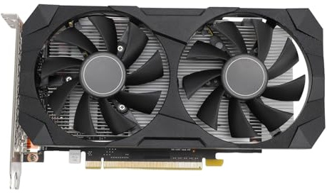 Garsent DDR5-Grafikkarte, 950 2 GB DDR5 128 Bit 1200 MHz 6600 MHz Desktop PCI Express 3.0 16X-Grafikkarte für 7 8 10, mit Doppeltem Lüfter und 128 Bit Speicherbandbreite