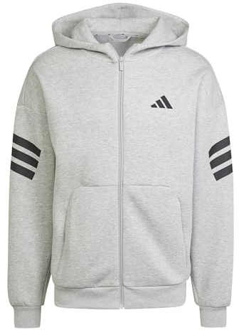 adidas Herren Future Icons Three Stripes Full-Zip Hoodie Kapuzen-Oberteil (1er Pack)