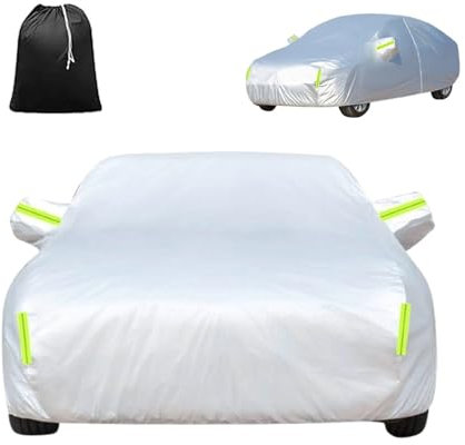 Autoabdeckung für 𝖢𝗂𝗍𝗋𝗈𝖾𝗇 C1 Auto Abdeckplane Autoabdeckung Vollgarage Winter Winddicht Schneedicht UV-Schutz Outdoor Auto Garage