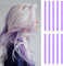 10 Pezzi Extension Capelli Clip | Extension Clip da 55 cm | Extension Capelli viola | Ciocche Capelli Con Clip | Ciocche Colorate per Capelli Bambina (viola chiaro)