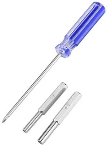 Nicear 3.8mm 4.5mm Security Bit Screwdriver Tool For Nes Snes N64 Cartridges Systems With 2.5 Screwdriverscrewdriver Set For Opening And Maintaining Video Cartridges