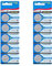 Xuanxi Pack Of 10pc/5pc CR2025 3V Lithium Coin Batteries Coin Cell Batteries For Long Lasting Power In Various Devices