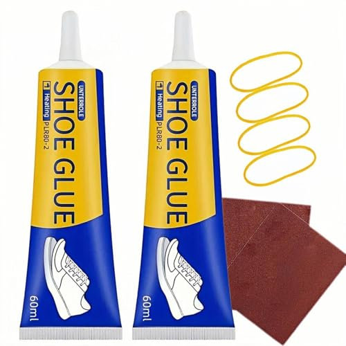Super Strong Shoe Glue for Sole Repair – Waterproof, Non-Hardening Adhesive, Leather Glue for Shoes. Transparent and Long-Lasting. For Shoe Repairs or DIY Use. Bonds Quickly and Securely