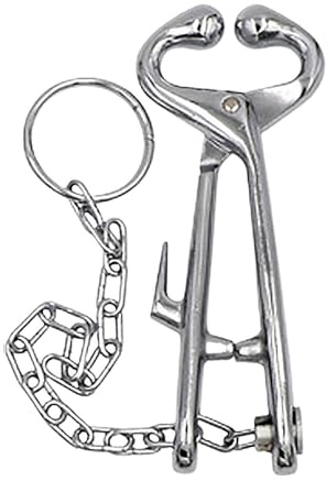 Bullnose Zange Edelstahl Rinderclip Bauernhof Gartengerät Tierärztliche Versorgung 7,87 Zoll Ideal für Ranch-Einsatz, Anfänger, Heimanwender, Geschäftsleute