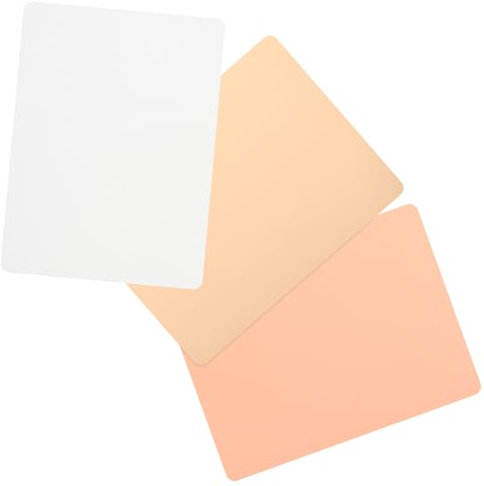 OSALADI 3 Stück Kunstleder Lehrmaterial Übungs Make Up Modell Make Up Trainingsgesicht DIY Übungshaut Tattoo Übungshaut Make Up Übungsmaske Silikonhautform Kieselgel