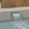 Brokky 148874 Cascata con LED 30x34x14 cm in Acciaio Inox 304 Fontana per Piscina a Cascata,Fontana per Piscina,Costruita in Acciaio Inossidabile Laghetto per Cascata,Fontana a Cascata da Giardino