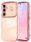 Coque pour Samsung Galaxy S24 Fe A56 A55 A54 A15 A14 A16 A25 A26 5G 4G S24fe A36 A35 S25 S23 S22 Ultra Plus S23fe a 55 (pour Samsung A56/rose)