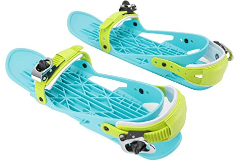 17,7 x 5,7 Zoll große Mini-Ski-Skates, Skating-Ski, zur Befestigung an Schneestiefeln, verstellbare Schnee-Skateboards, Einheitsgröße US 5–14, EU 35–48 für Erwachsene