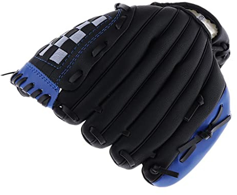 Guantes de béisbol para mano derecha para niños, jóvenes y adultos, 10.5, negro, 10.5 pulgadas