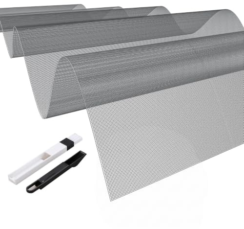 500x120cm Moustiquaire Fenêtre,pour Fenêtre,Portes-fenêtre Salon vec Brosse