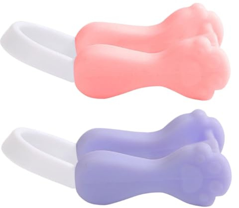 SHOWERORO Clip Design Ergonomico Strumento di Bellezza 2 Pezzi in Silicone per Sollevamento e Raddrizzamento della Zona Nasale per Naso per Adulti