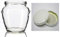 Avir 24 Barattoli in Vetro Orcio per marmellate e Confetti 106 ml con Tappo