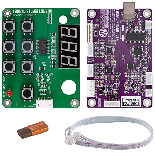 Cloudray LIHUIYU Nano Laser Control Set Motherboard + Control Panel + Dongle B System für Gravierfräser DIY 3020 3040 K40, Set A