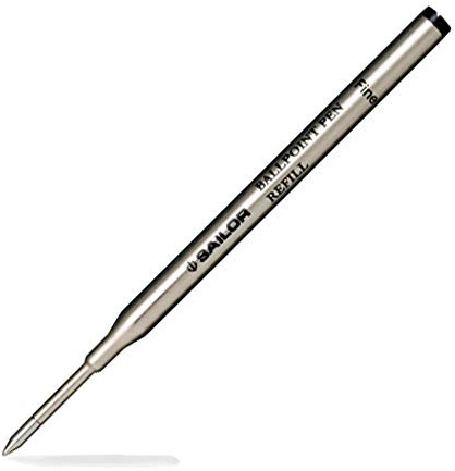 Sailor Kugelschreiberminen, feine Spitze, 0,7 mm, Schwarz