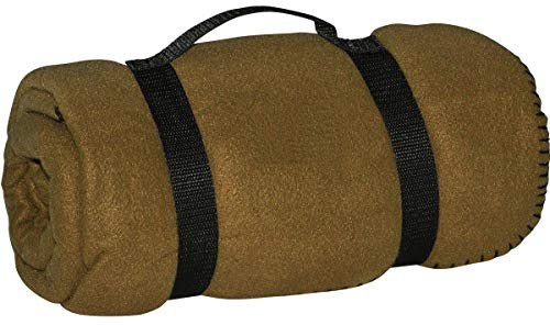 Kuschlige Flauschige Army Style Picknick Decke Outdoordecke Schlafdecke Unterlage (Dark-Coyote)