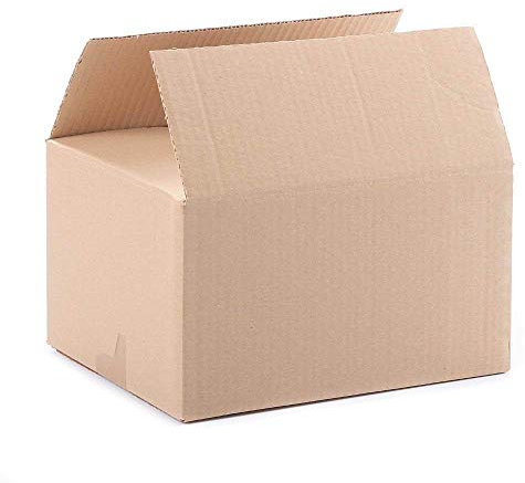 Versandkarton Karton Faltkarton Verpackungen Bücherkartons 300x250x150 mm (50 Stück) Braun