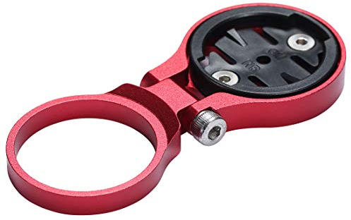 Dymoece Bicycle Stem Computer Mount Out Front Bike Mount for Garmin Edge 25 130 200 500 510 520 800 810 820 1000 1030 Adjustable