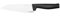 Fiskars Kochmesser, Hard Edge, Elegantes Design, Gesamtlänge: 30,1 cm, Rostfreier Stahl/Kunststoff, 1051748