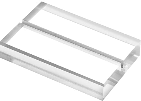 JINMURY 20 Pack 3 Klare Acrylschild - Displayhalter-Acryl-Hochzeit Schildhalter, Acryl-Tischkartenhalter, Tischnummern - Schlitzständer für Hochzeitsempfänge, Veranstaltungen, Café, Buffet