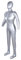 RANRAO Female Tailors Dummy Aufblasbare Schaufensterpuppe Modell Torso PVC Mannequin Body Form Mannequin Display Form für DIY Halloween Deko Spoof