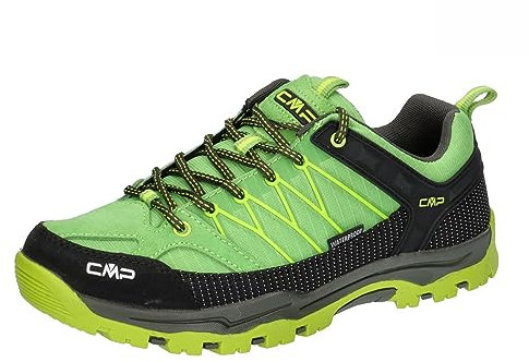CMP Unisex Kinder Kids Rigel Low Shoes Wp Trekking-Schuhe, Kaktusgrün, 41 EU
