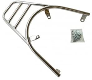 Gepäckträger Topcase Halter Chrom passend für Piaggio Fly (ab 2012) – Hochwertiger Kofferträger, max. 10 kg Belastung