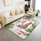Loussiesd Weihnachten Kinder Wohnzimmer Teppiche Weihnachtsbaum Racing Auto Dekor Moderne Teppiche Schneeflocke Weihnachtsthema Akzent Teppich Neues Jahr Indoor Bodenmatte Wohnzimmerteppich 100x150cm