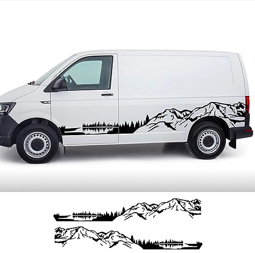 Autoaufkleber, für V=W Caravelle Multivan California Transporter T3 T4 T5 T6 Zubehör Camper Van Mountain Vinyl Aufkleber