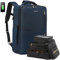 LOVEVOOK Mochila Grande para Hombre - Ampliable para Portátil de 17,3 Pulgadas, Viaje, Trabajo, Día - Impermeable para Negocios, Avión